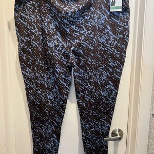 Terra & Sky Women's Plus High Waist Ankle Length Leggings, 27" Inseam